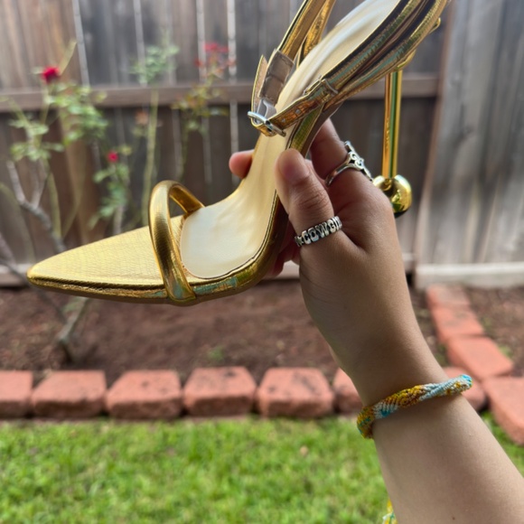 Gold Heels - Picture 2 of 5